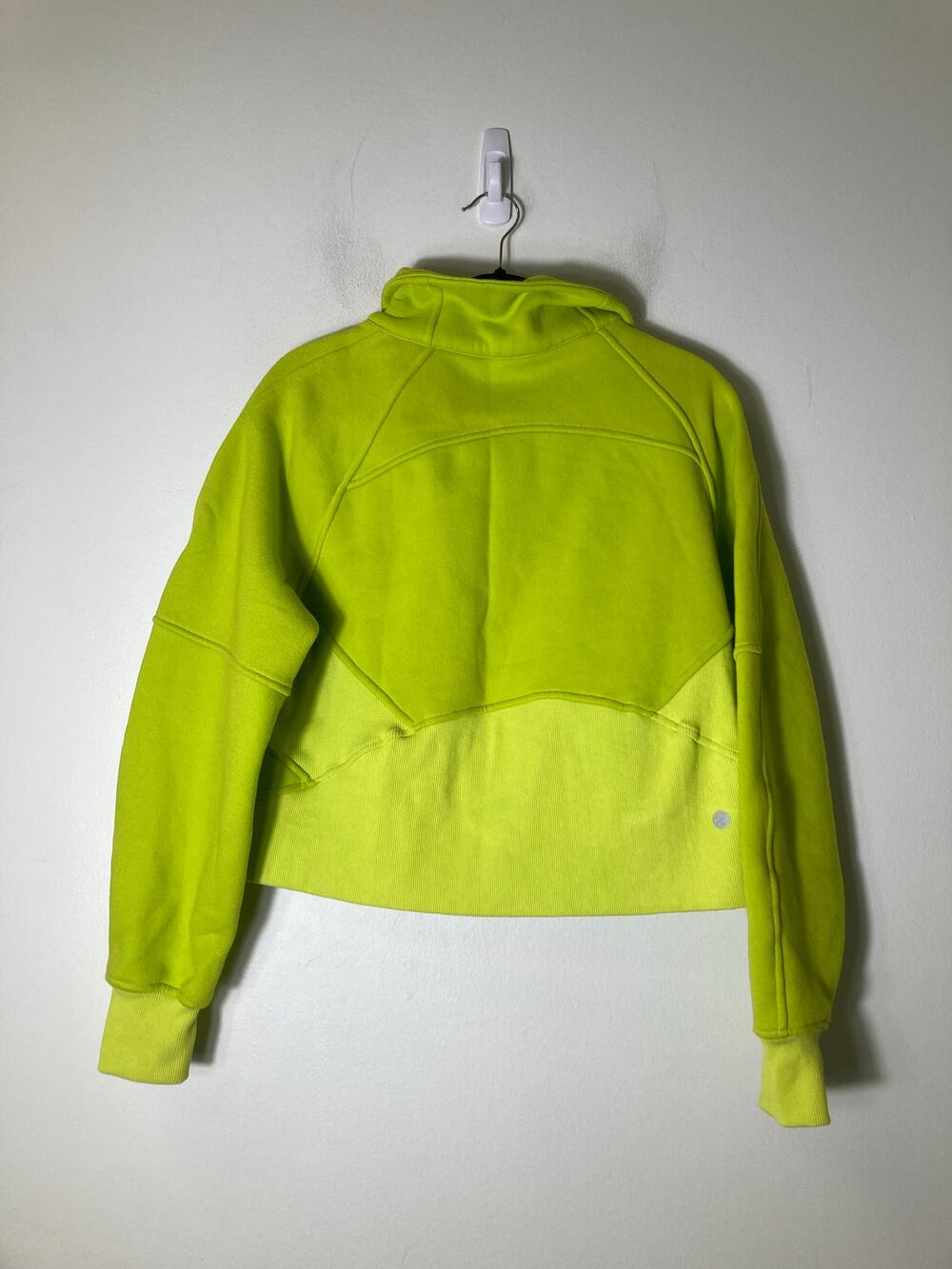 Bossi Neon Green Scuba Sweatshirt Pullover Sz S
